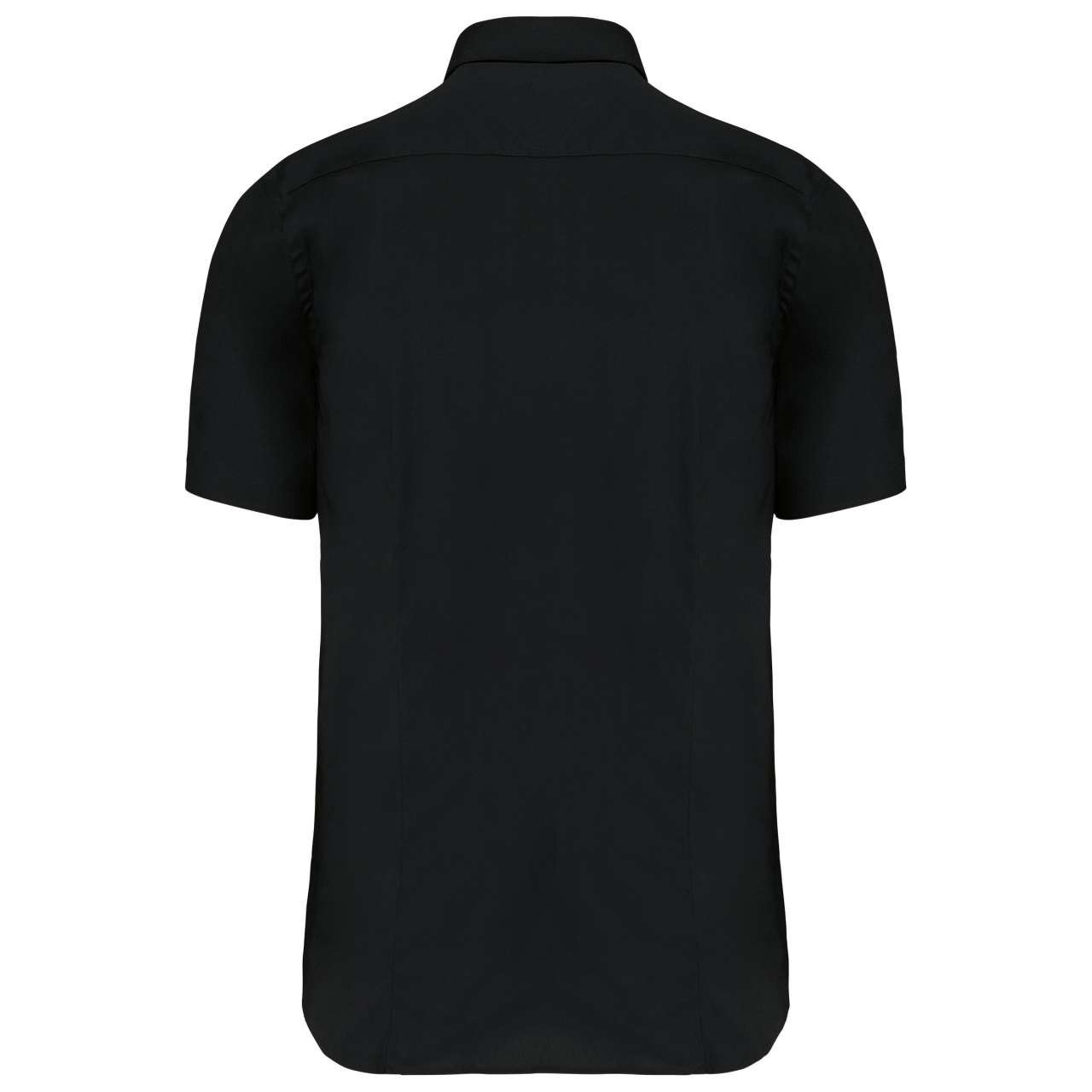 SHORT-SLEEVED COTTON/ELASTANE SHIRT