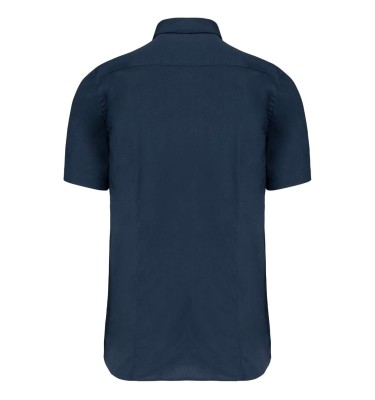 SHORT-SLEEVED COTTON/ELASTANE SHIRT