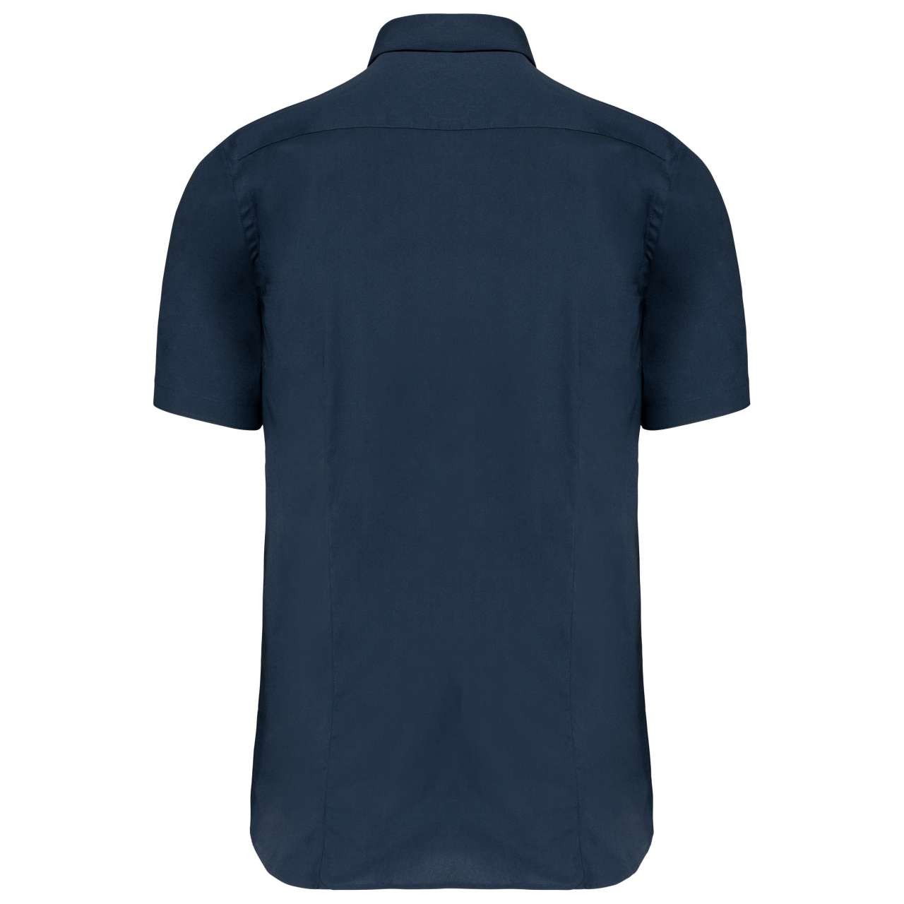 SHORT-SLEEVED COTTON/ELASTANE SHIRT