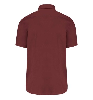 SHORT-SLEEVED COTTON/ELASTANE SHIRT