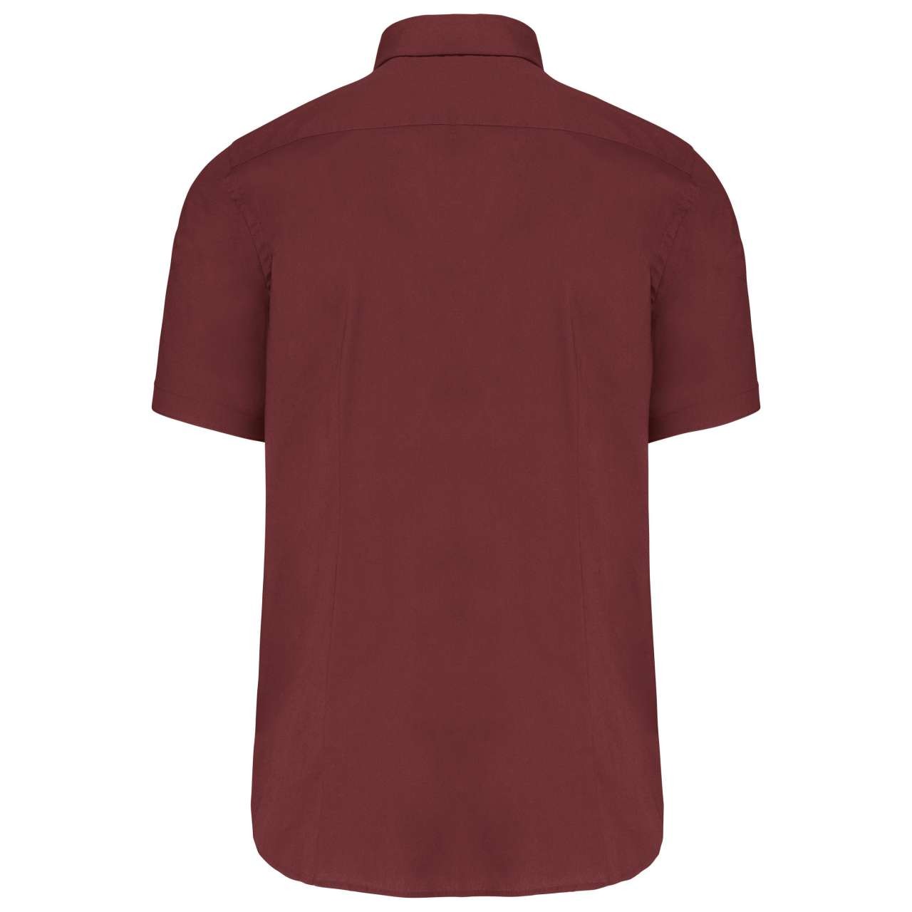 SHORT-SLEEVED COTTON/ELASTANE SHIRT