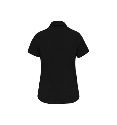 LADIES' SHORT-SLEEVED COTTON/ELASTANE SHIRT