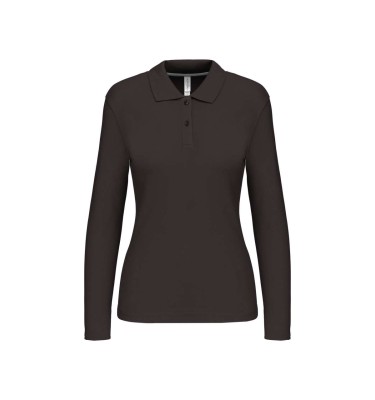 LADIES' LONG-SLEEVED POLO SHIRT