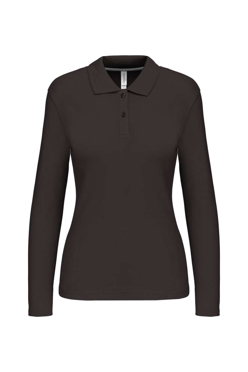 LADIES' LONG-SLEEVED POLO SHIRT
