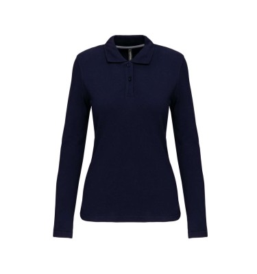 LADIES' LONG-SLEEVED POLO SHIRT