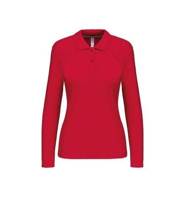 LADIES' LONG-SLEEVED POLO SHIRT