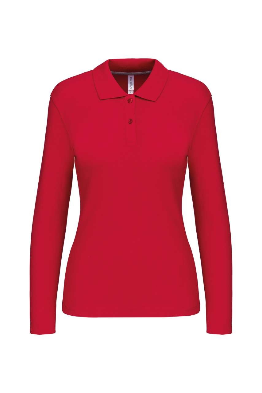 LADIES' LONG-SLEEVED POLO SHIRT
