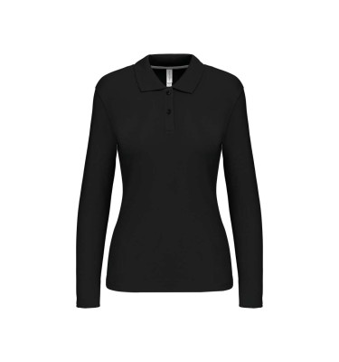 LADIES' LONG-SLEEVED POLO SHIRT