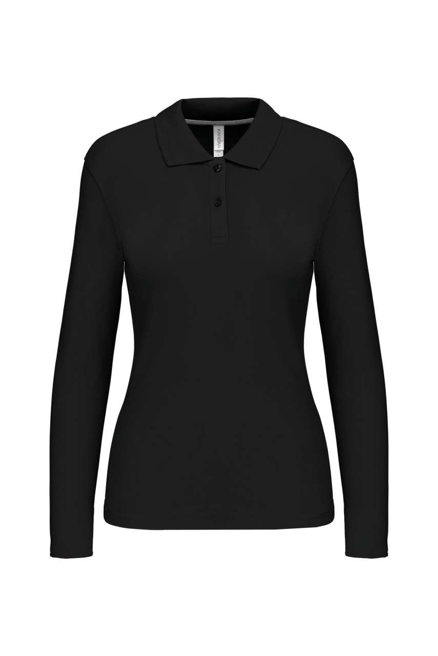 LADIES' LONG-SLEEVED POLO SHIRT