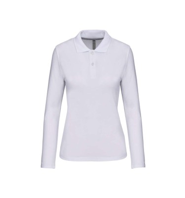 LADIES' LONG-SLEEVED POLO SHIRT