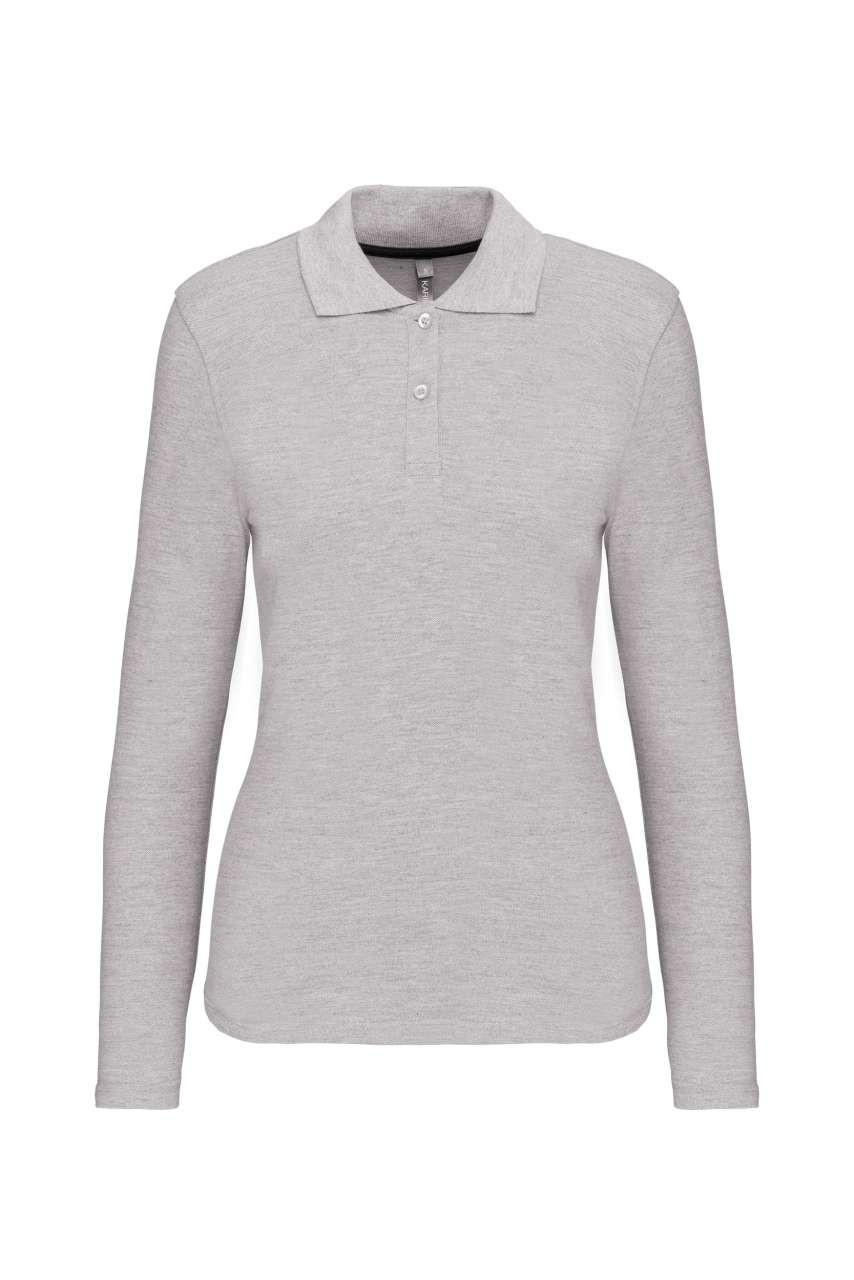 LADIES' LONG-SLEEVED POLO SHIRT