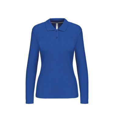 LADIES' LONG-SLEEVED POLO SHIRT
