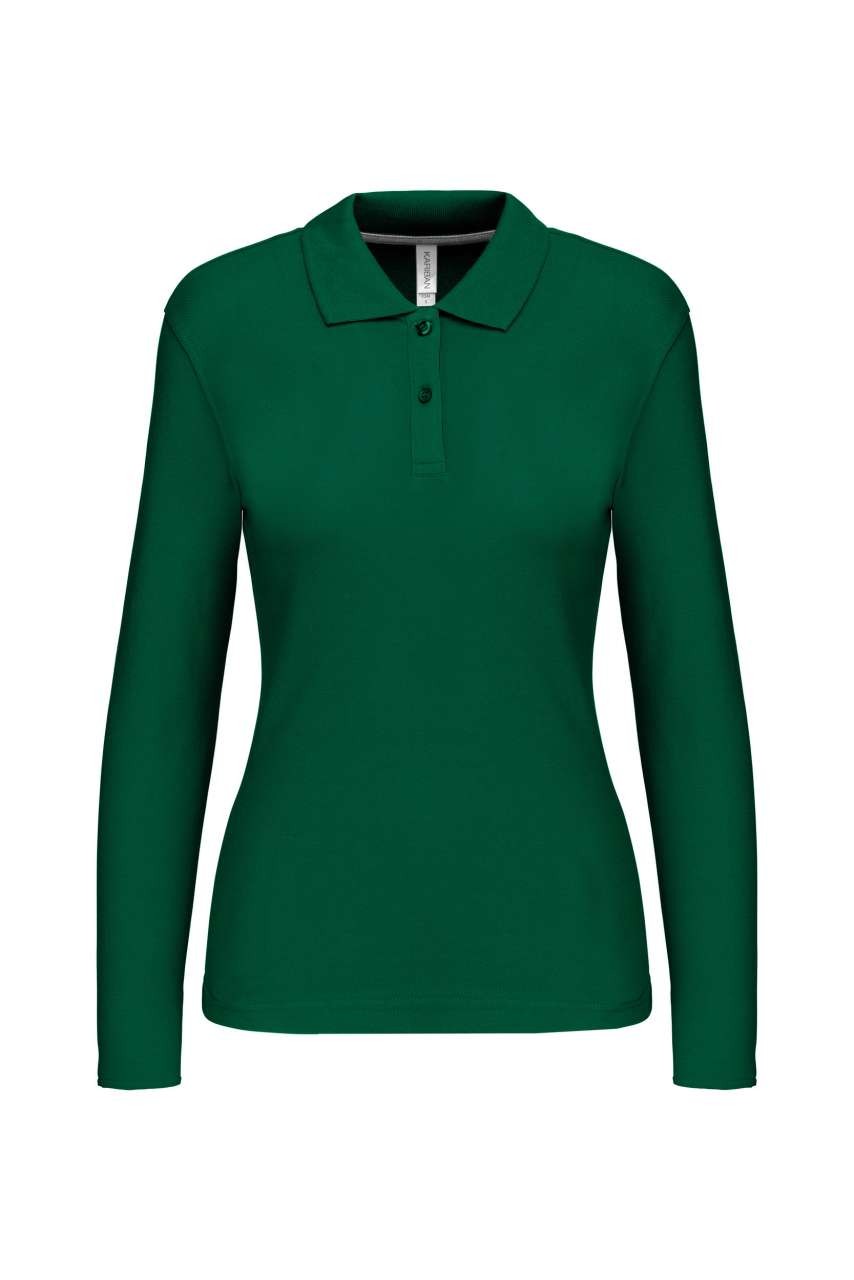LADIES' LONG-SLEEVED POLO SHIRT