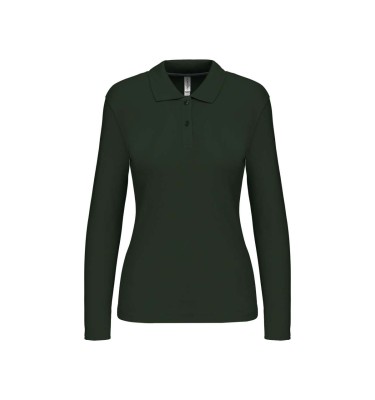 LADIES' LONG-SLEEVED POLO SHIRT