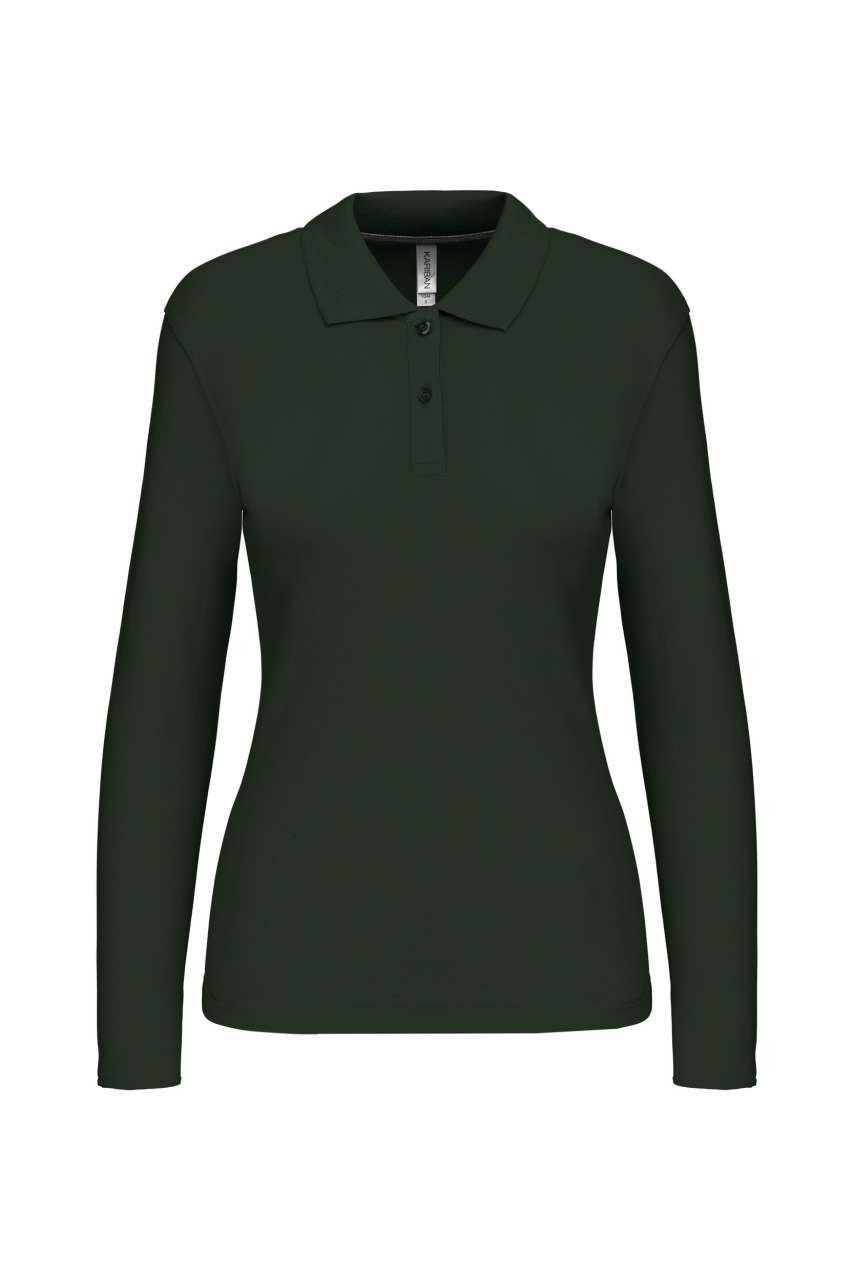 LADIES' LONG-SLEEVED POLO SHIRT