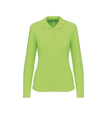 LADIES' LONG-SLEEVED POLO SHIRT
