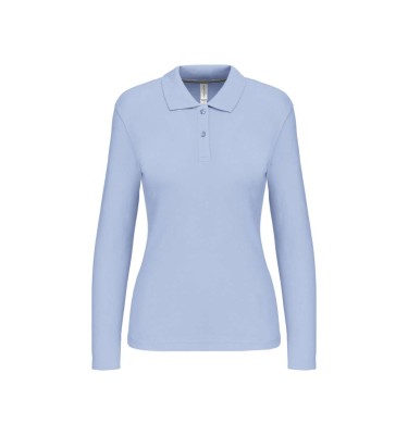 LADIES' LONG-SLEEVED POLO SHIRT