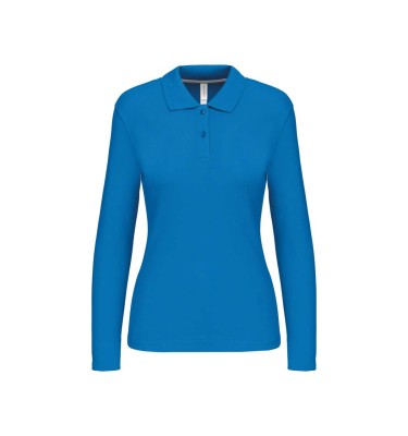 LADIES' LONG-SLEEVED POLO SHIRT