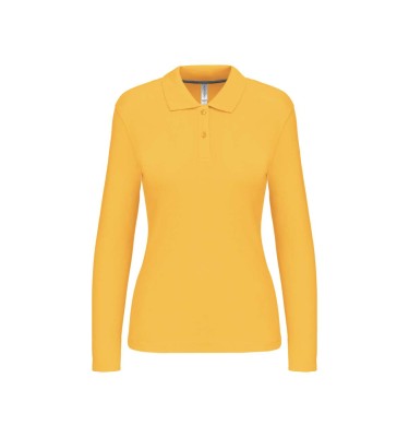 LADIES' LONG-SLEEVED POLO SHIRT