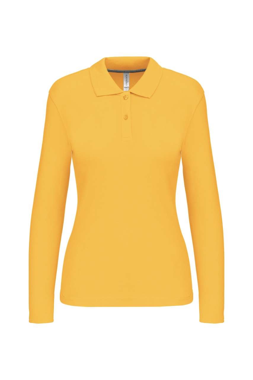 LADIES' LONG-SLEEVED POLO SHIRT