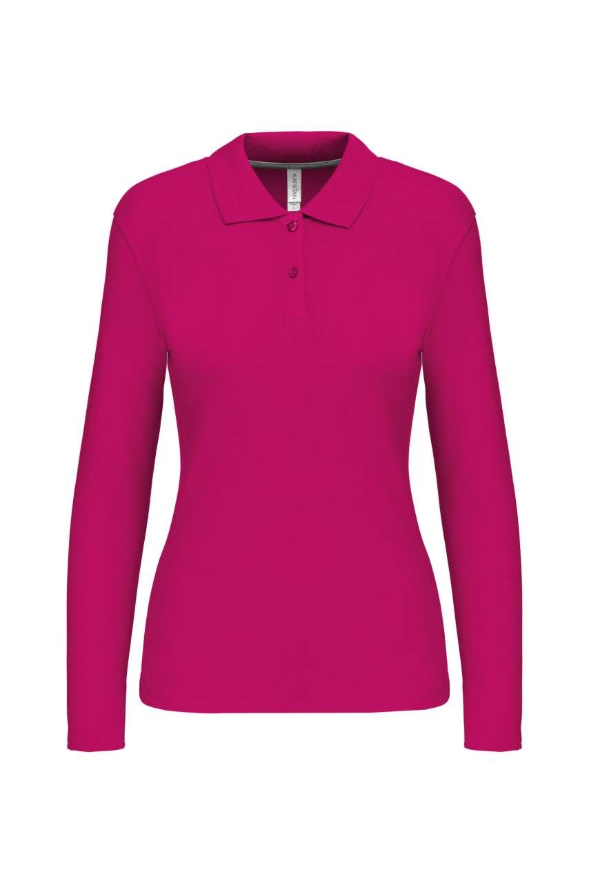 LADIES' LONG-SLEEVED POLO SHIRT
