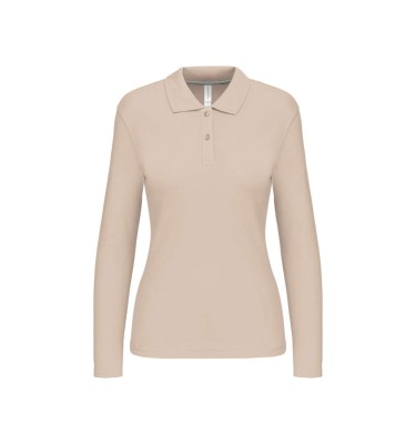 LADIES' LONG-SLEEVED POLO SHIRT