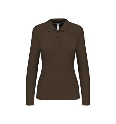 LADIES' LONG-SLEEVED POLO SHIRT