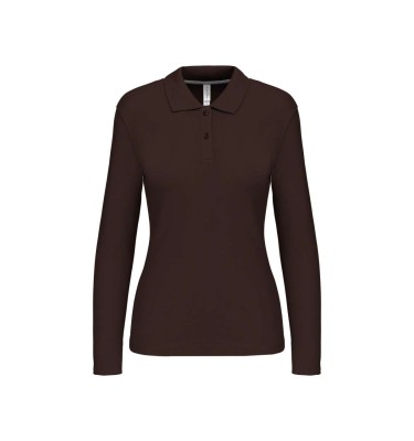 LADIES' LONG-SLEEVED POLO SHIRT