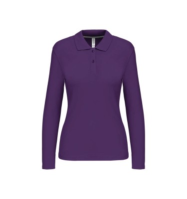 LADIES' LONG-SLEEVED POLO SHIRT