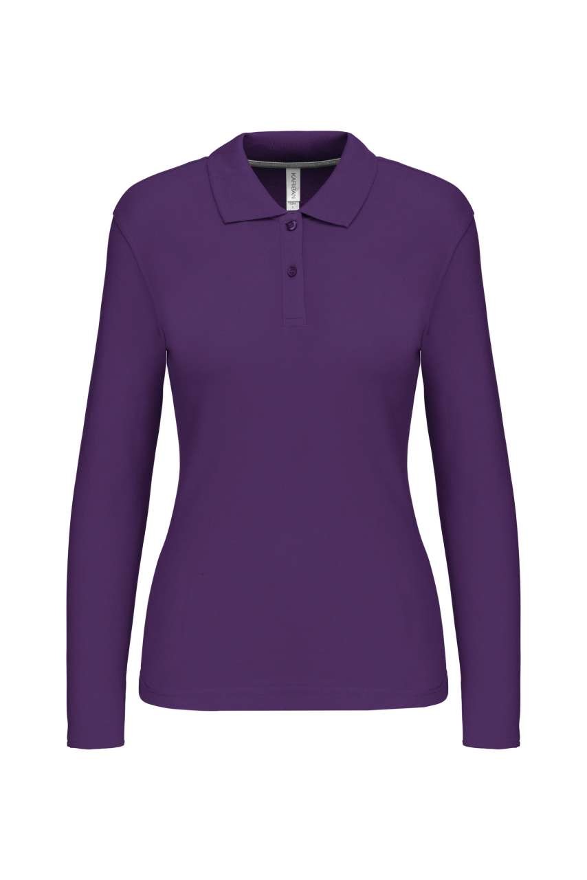 LADIES' LONG-SLEEVED POLO SHIRT
