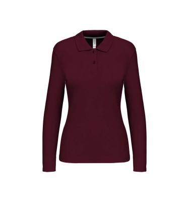 LADIES' LONG-SLEEVED POLO SHIRT