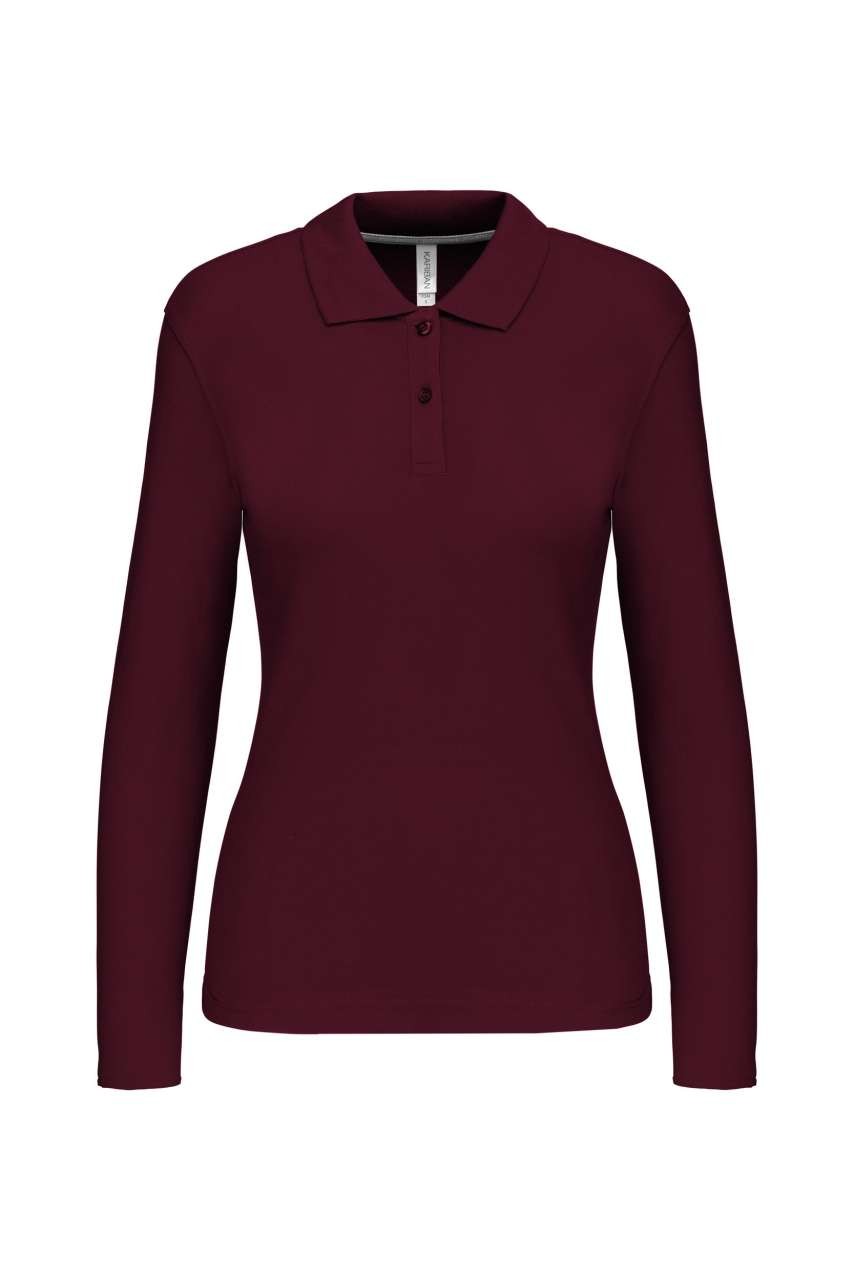 LADIES' LONG-SLEEVED POLO SHIRT