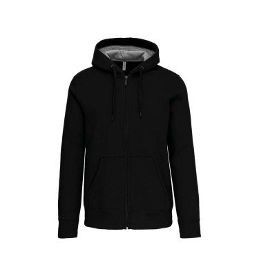 FULL ZIP HOODED SWEATSHIRT