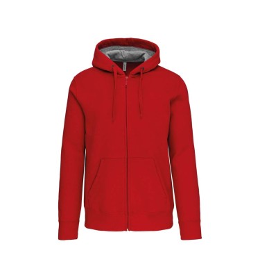FULL ZIP HOODED SWEATSHIRT