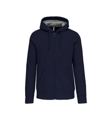 FULL ZIP HOODED SWEATSHIRT