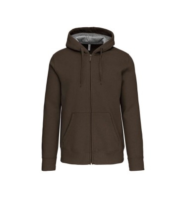 FULL ZIP HOODED SWEATSHIRT