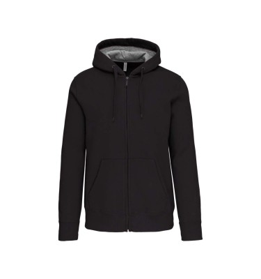 FULL ZIP HOODED SWEATSHIRT