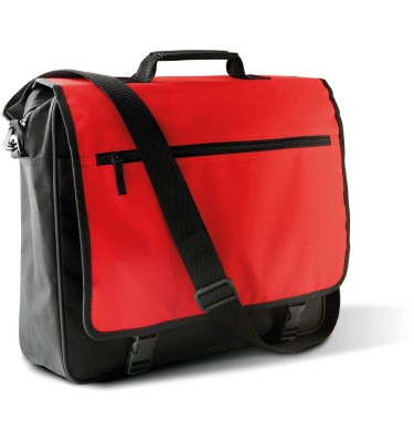 DOCUMENT BAG WITH FRONT FLAP