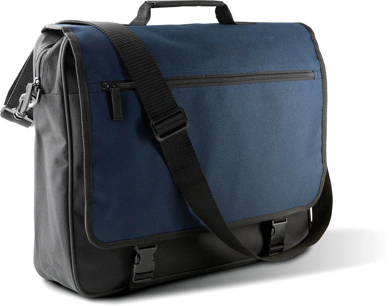 DOCUMENT BAG WITH FRONT FLAP