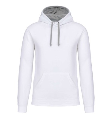 MEN'S CONTRAST HOODED SWEATSHIRT