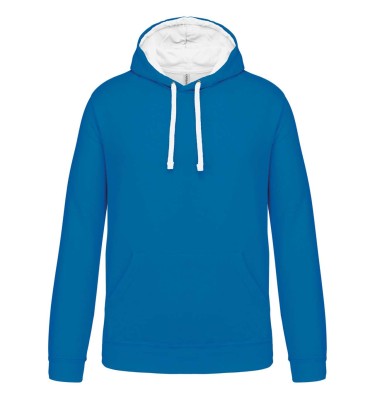 MEN'S CONTRAST HOODED SWEATSHIRT