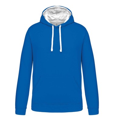 MEN'S CONTRAST HOODED SWEATSHIRT