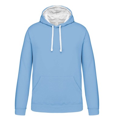 MEN'S CONTRAST HOODED SWEATSHIRT
