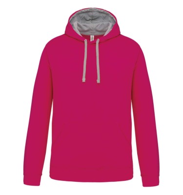 MEN'S CONTRAST HOODED SWEATSHIRT