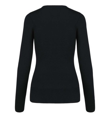 LADIES' V-NECK JUMPER