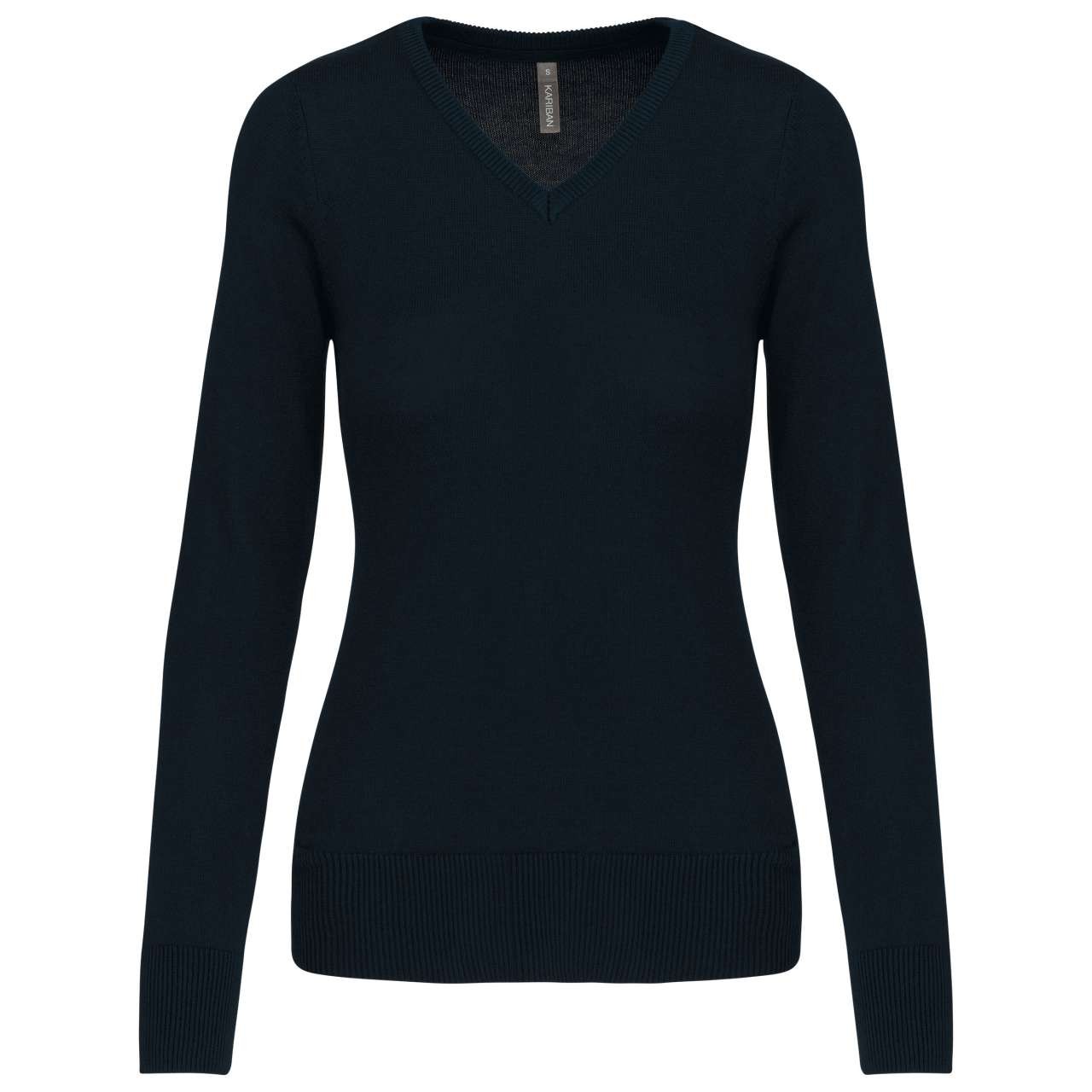 LADIES' V-NECK JUMPER