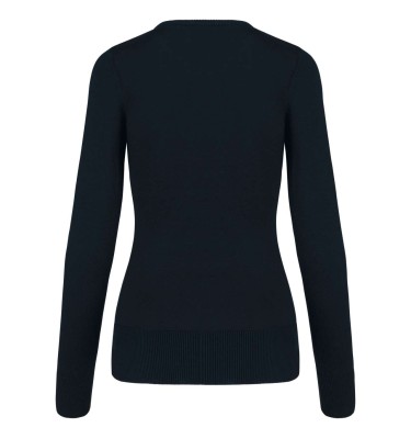 LADIES' V-NECK JUMPER