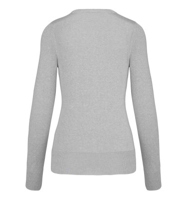 LADIES' V-NECK JUMPER