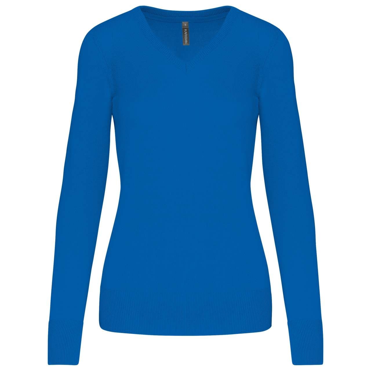 LADIES' V-NECK JUMPER