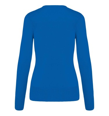 LADIES' V-NECK JUMPER